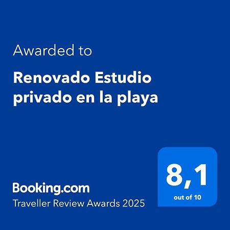 Renovado Estudio Privado En La Playa Valenza Esterno foto